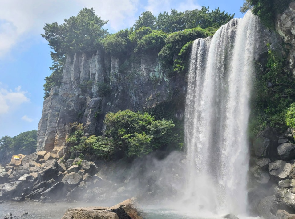 제주도 천지연 폭포