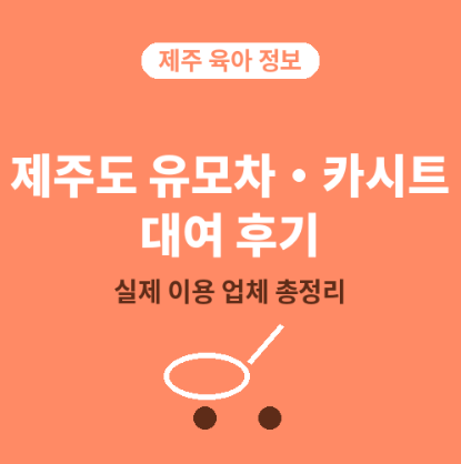 제주_유모차_카시트_대여후기 및 업체정보